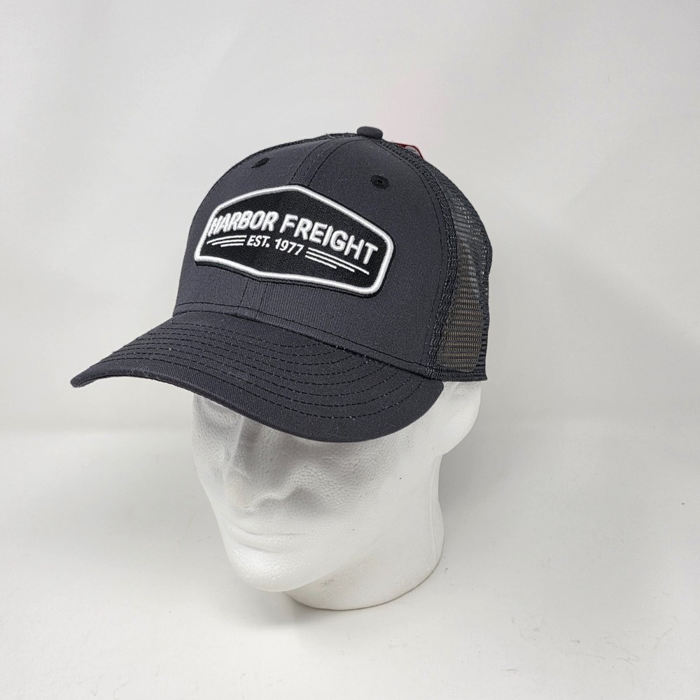 Harbor Freight Tools Trucker Snapback Hat Cap Gray Special Edition Handy‎ USA